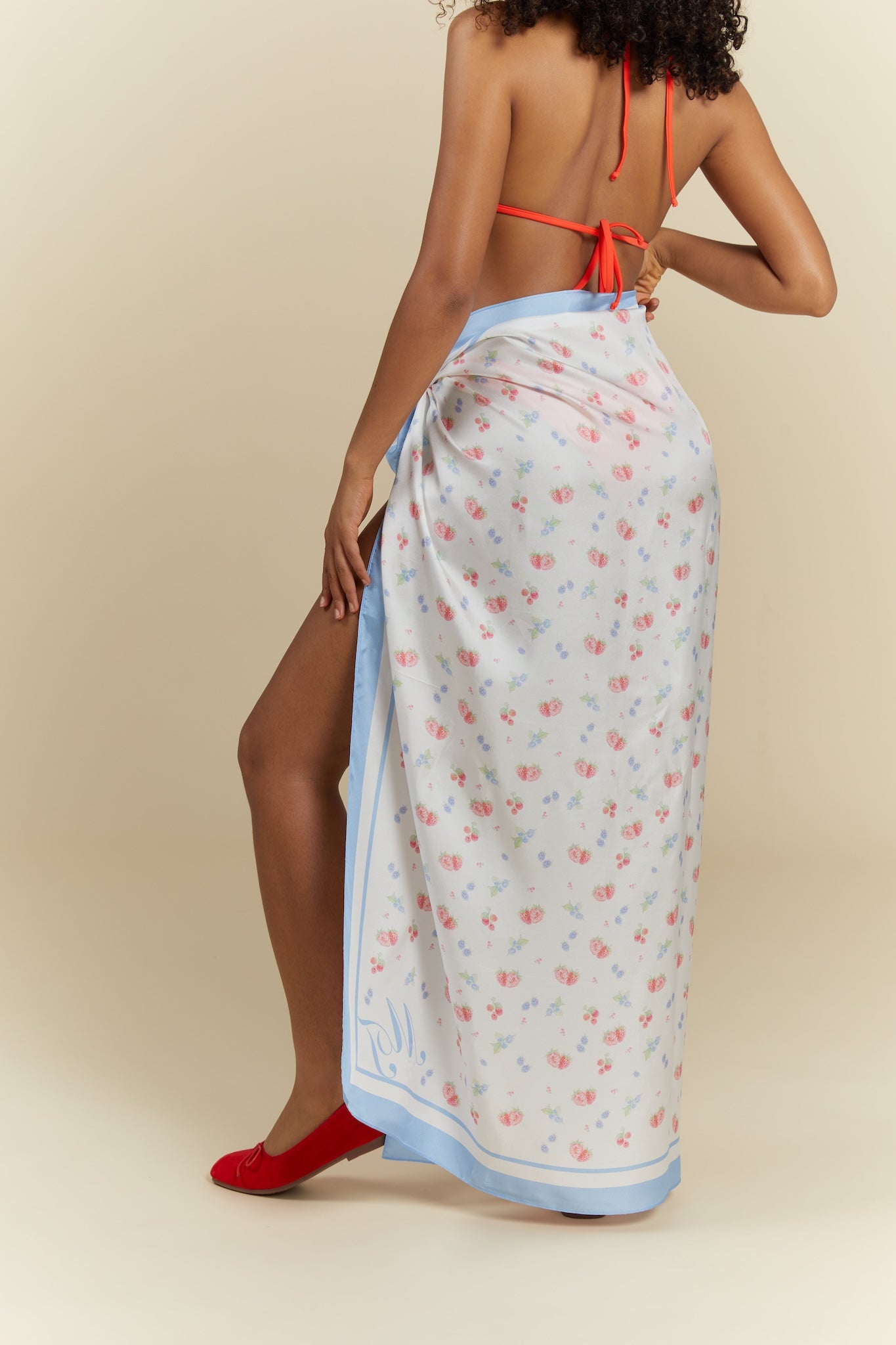  – Sweet Berries Silk Scarf