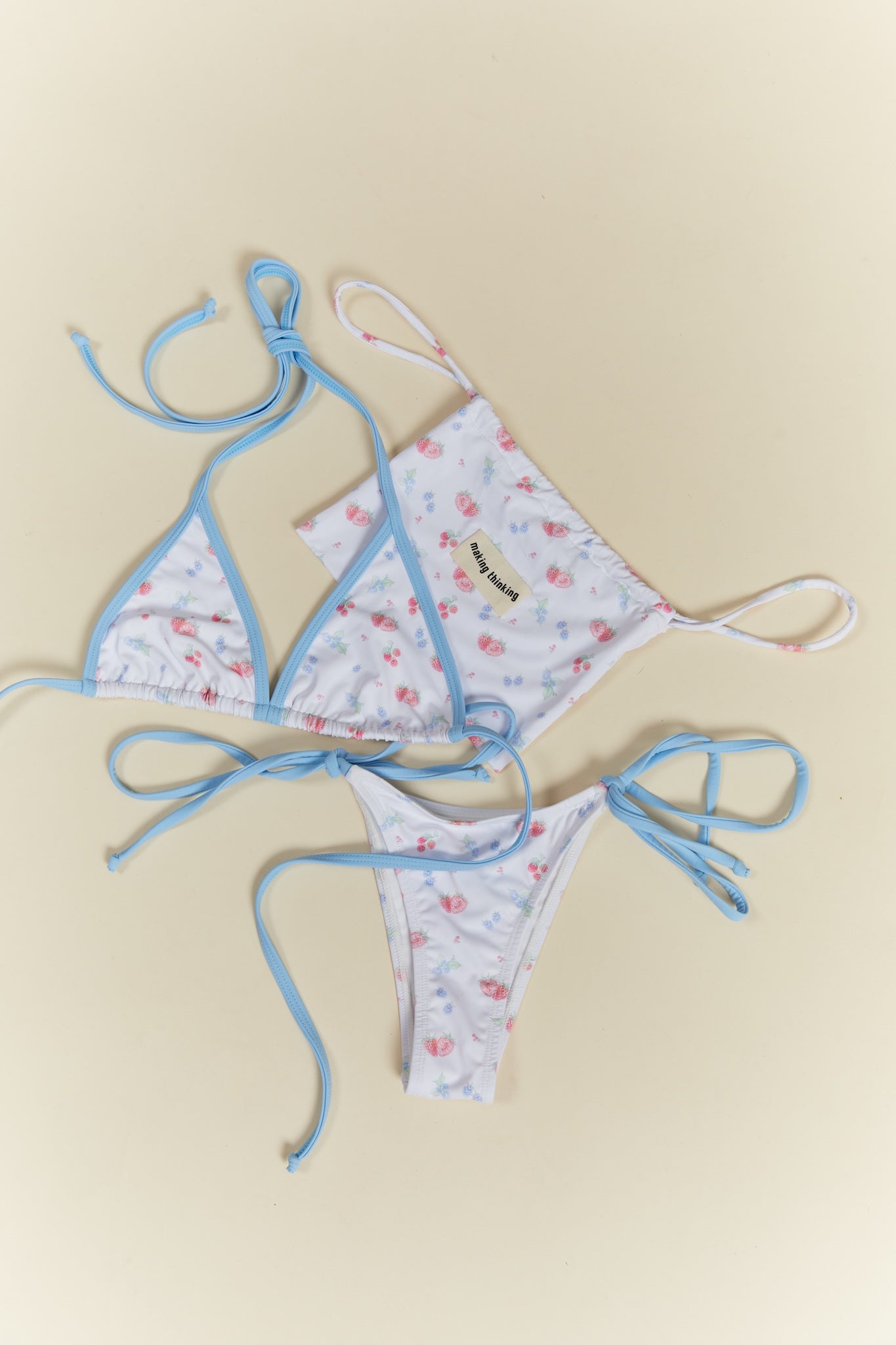  – Sweet Berries Triangle Bikini Bottom