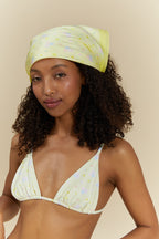 Summer Flowers Silk Scarf