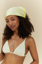 Summer Flowers Silk Scarf