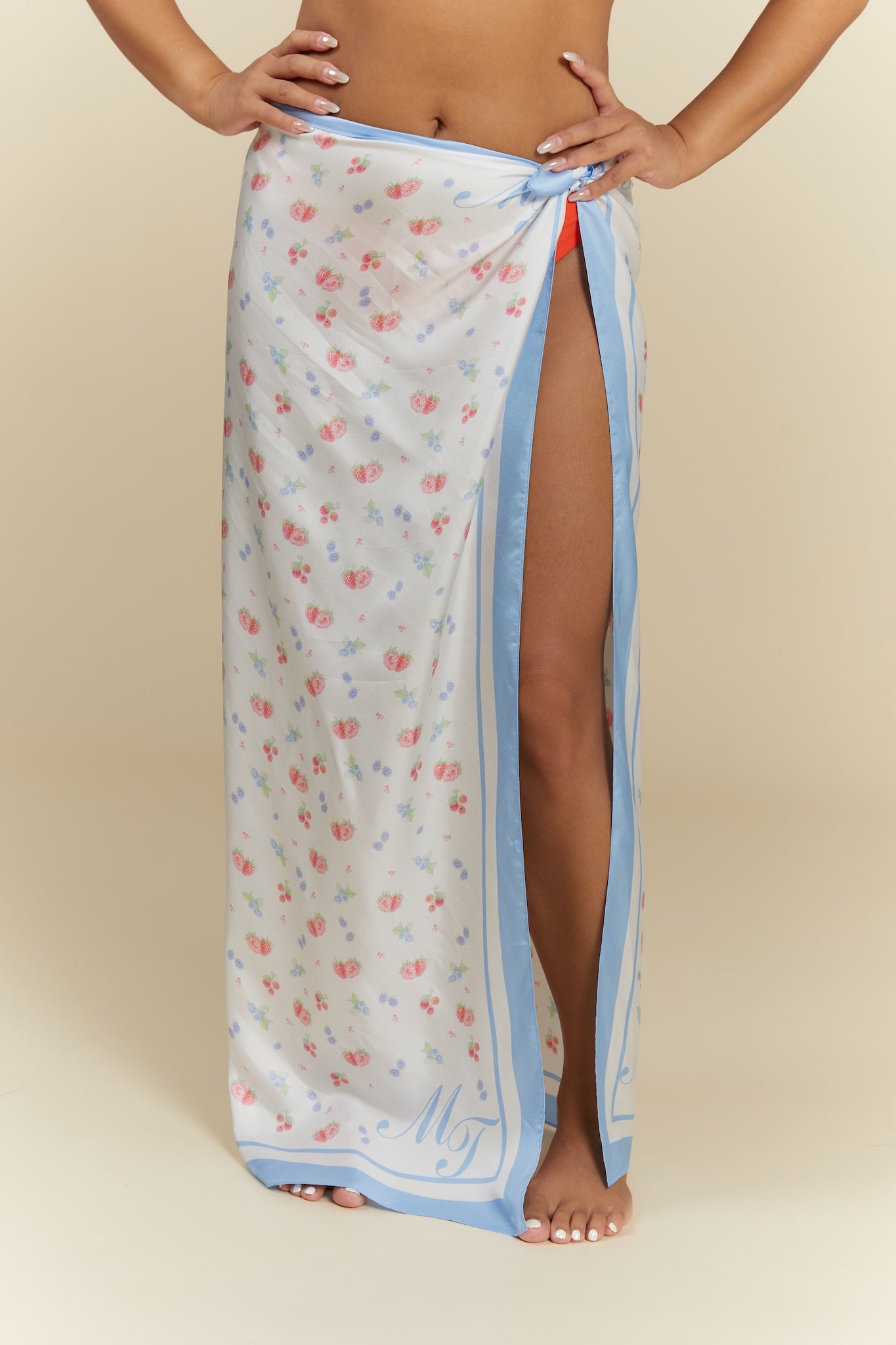  – Sweet Berries Silk Scarf
