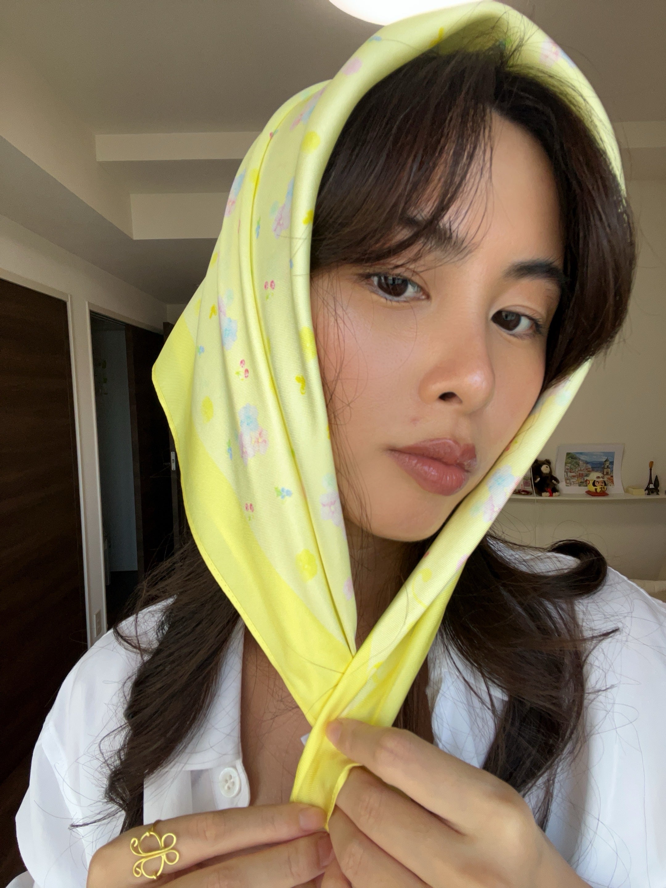  – Summer Flowers Silk Scarf