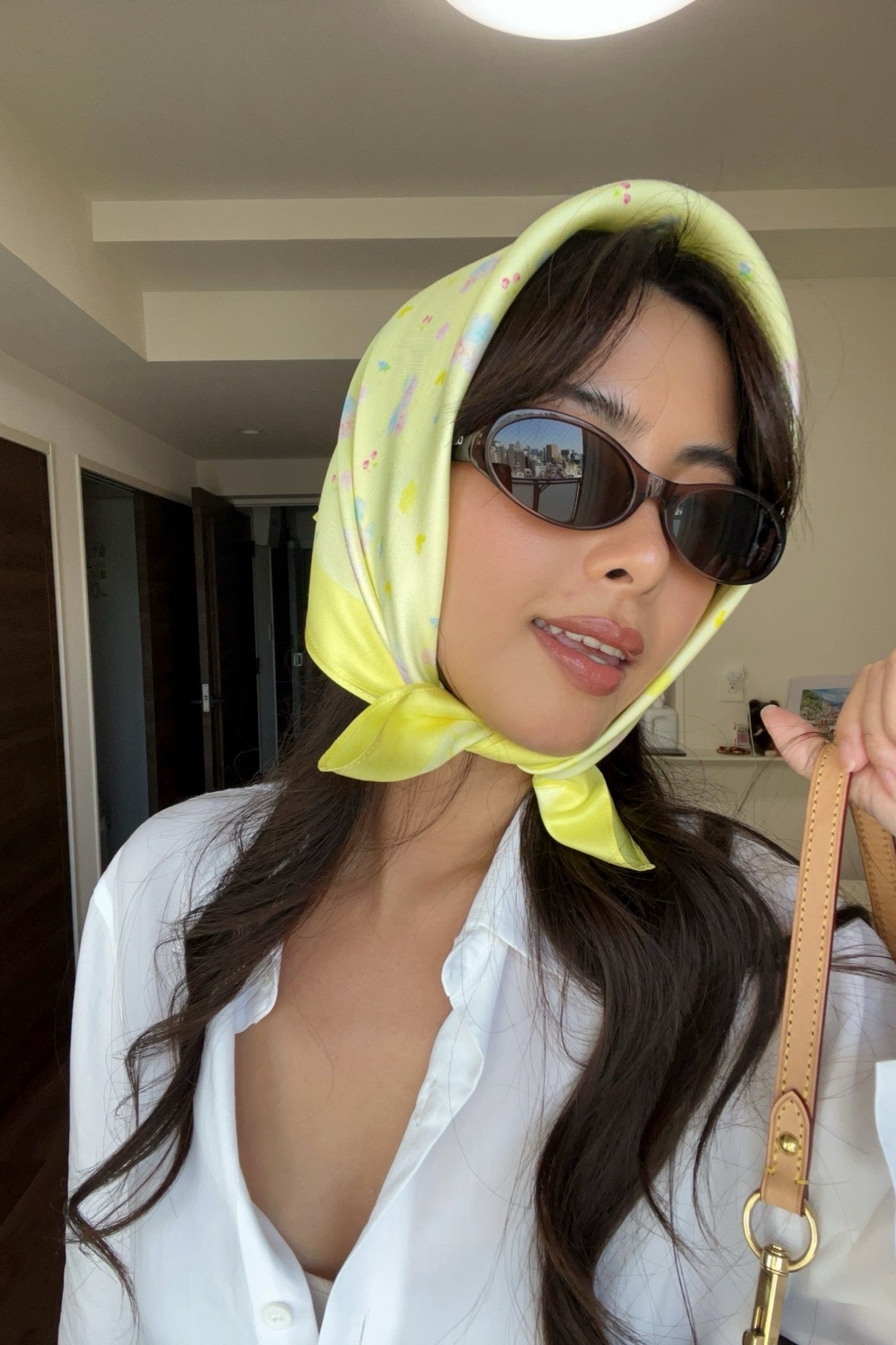  – Summer Flowers Silk Scarf