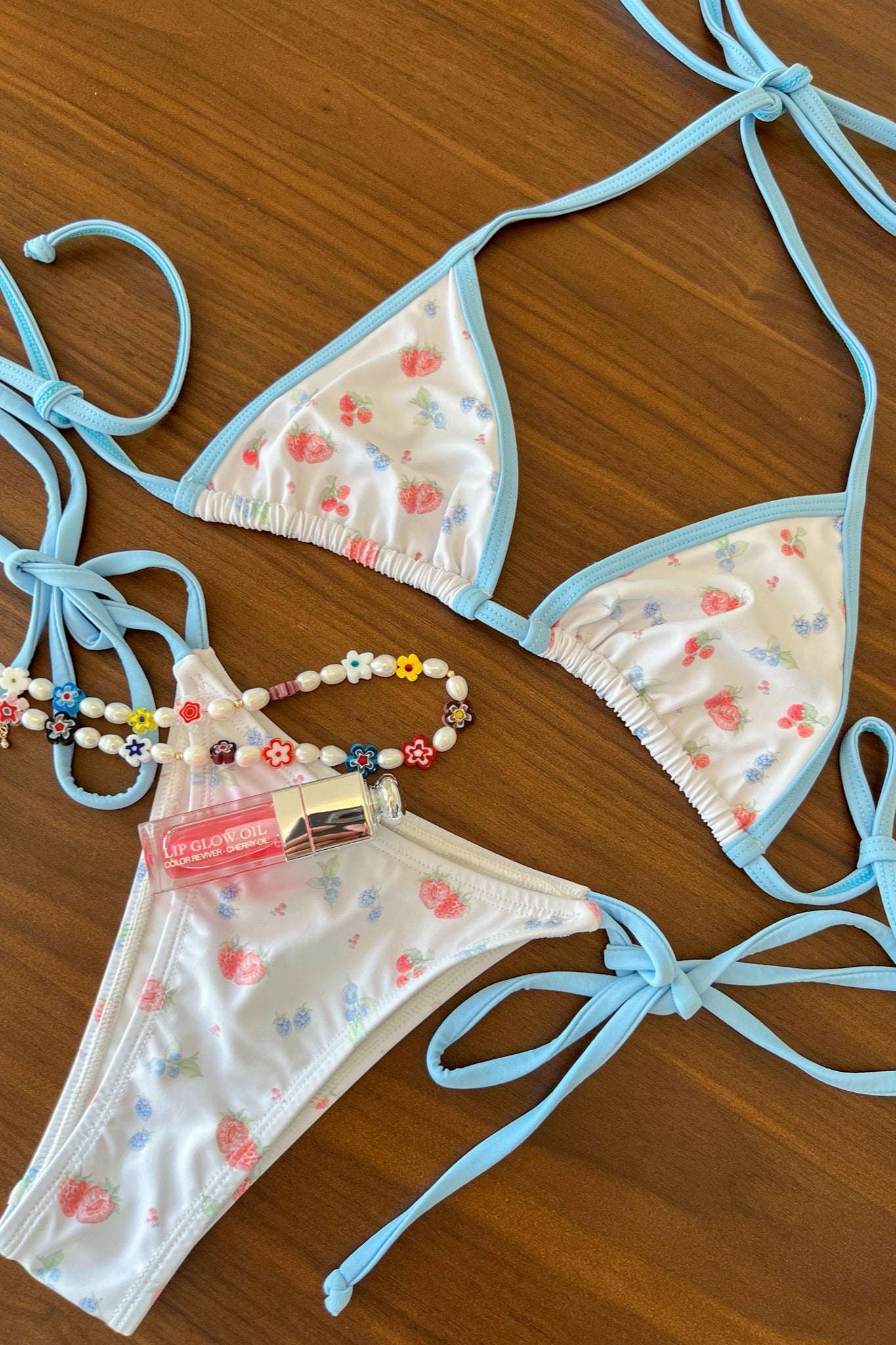  – Sweet Berries Triangle Bikini Bottom