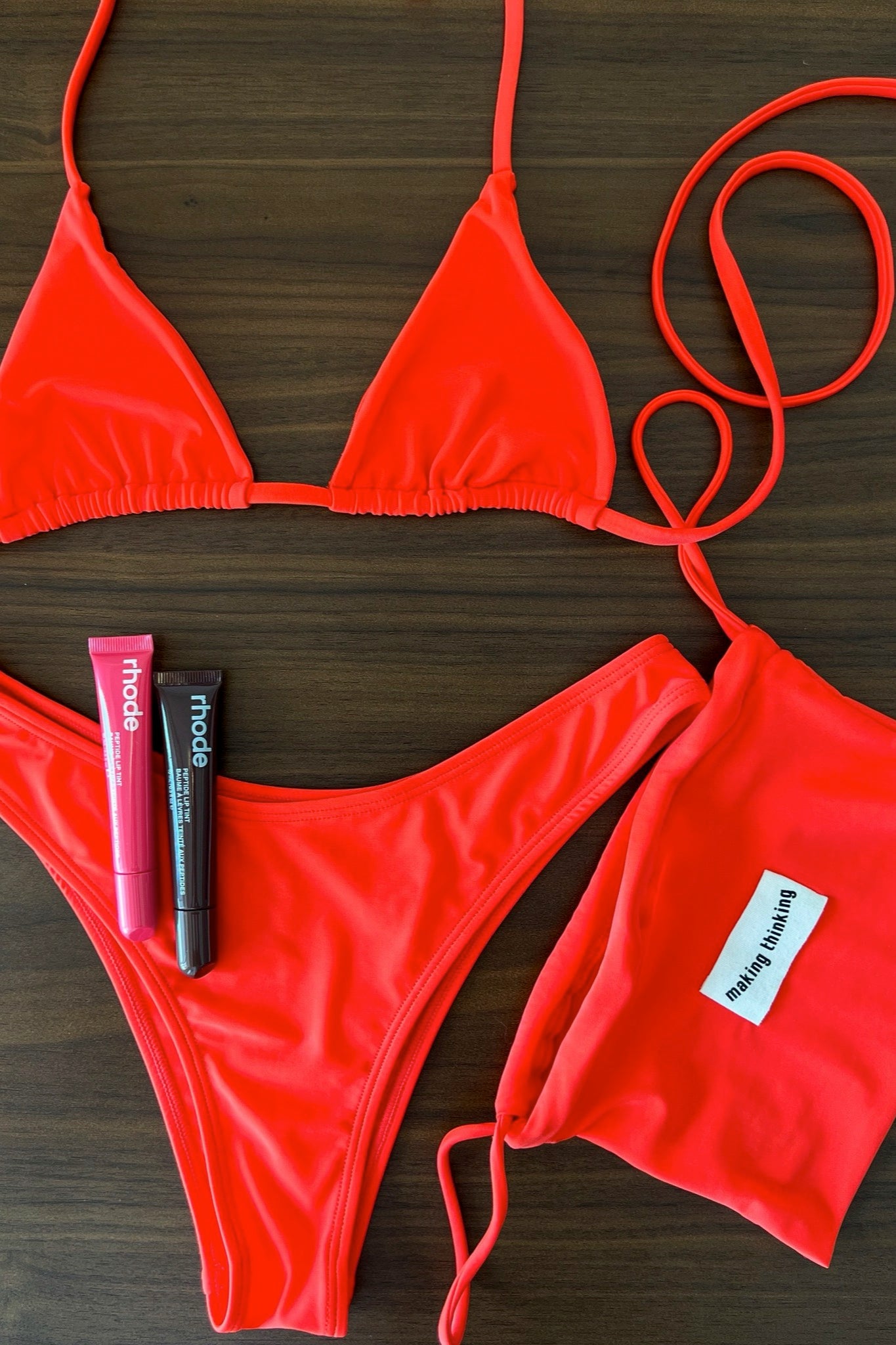  – Tomato Red Bikini Bottom